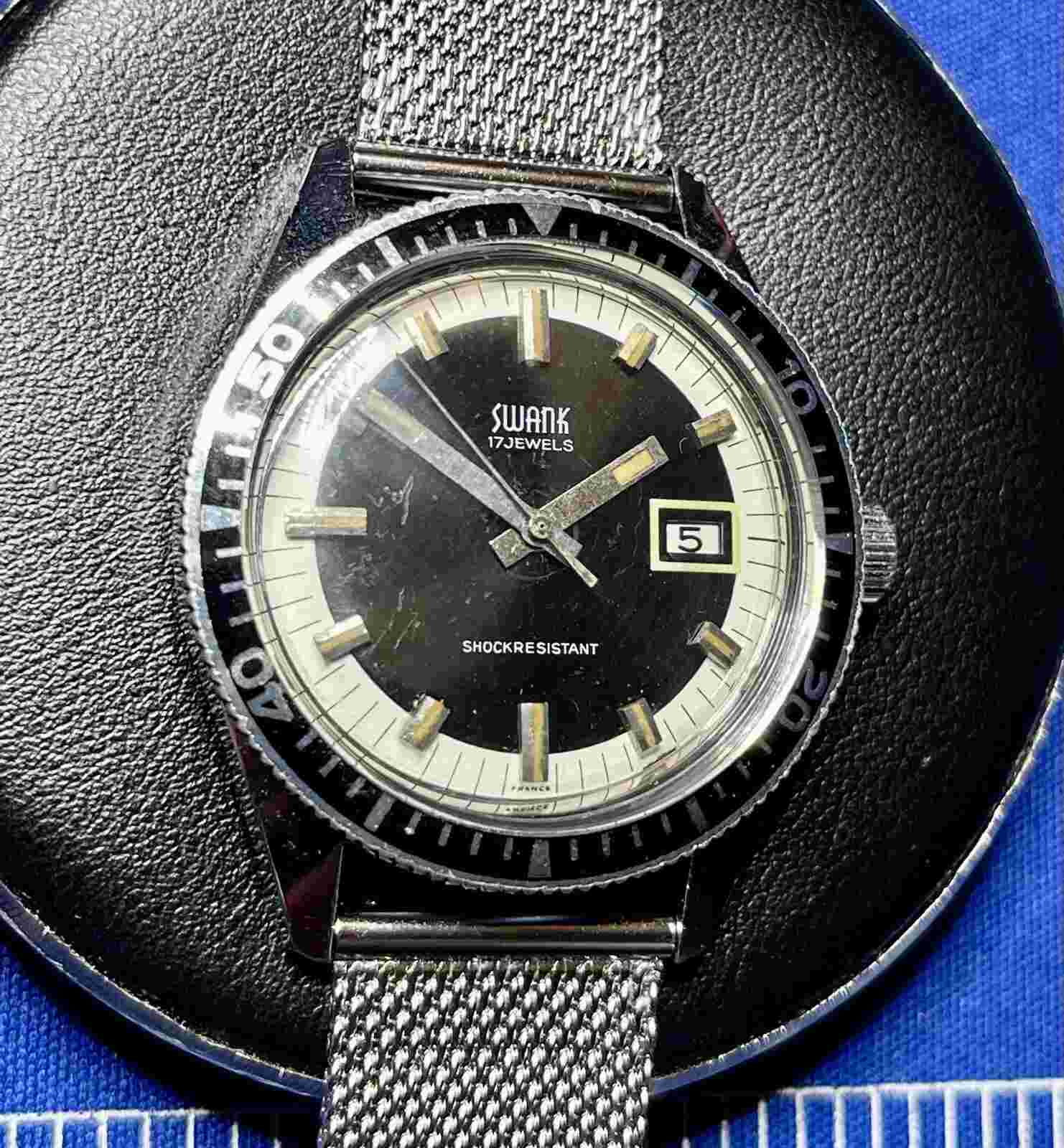 Vintage Swank Men’s Diver Watch