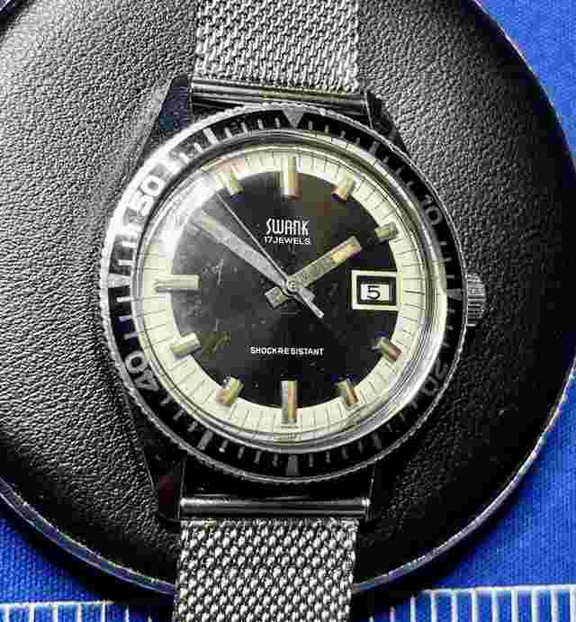 Vintage Swank Men’s Diver Watch