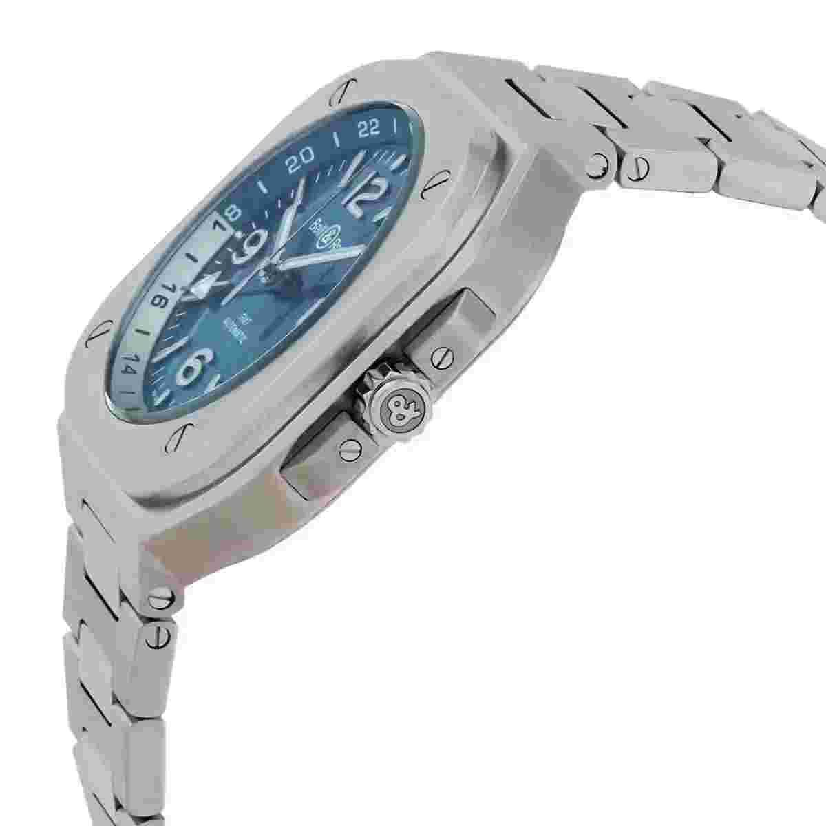 Bell and Ross Sky Blue BR 05 Automatic Blue Dial Men's Watch BR05GPBSTSST