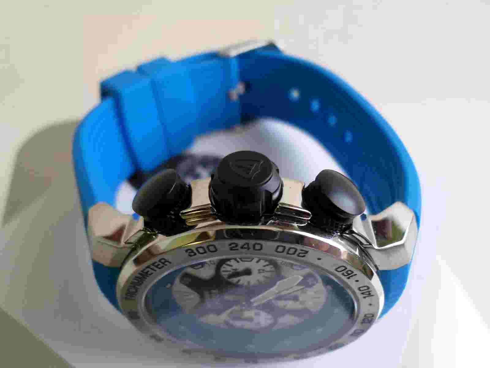 Rare Watch Detomaso " Lucca" Mens Blue Chronograph  Tachymeter Quartz