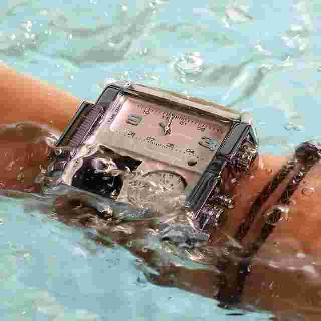FEICE Men's Quartz Digital Wrist Watch Luxury Sports  LED