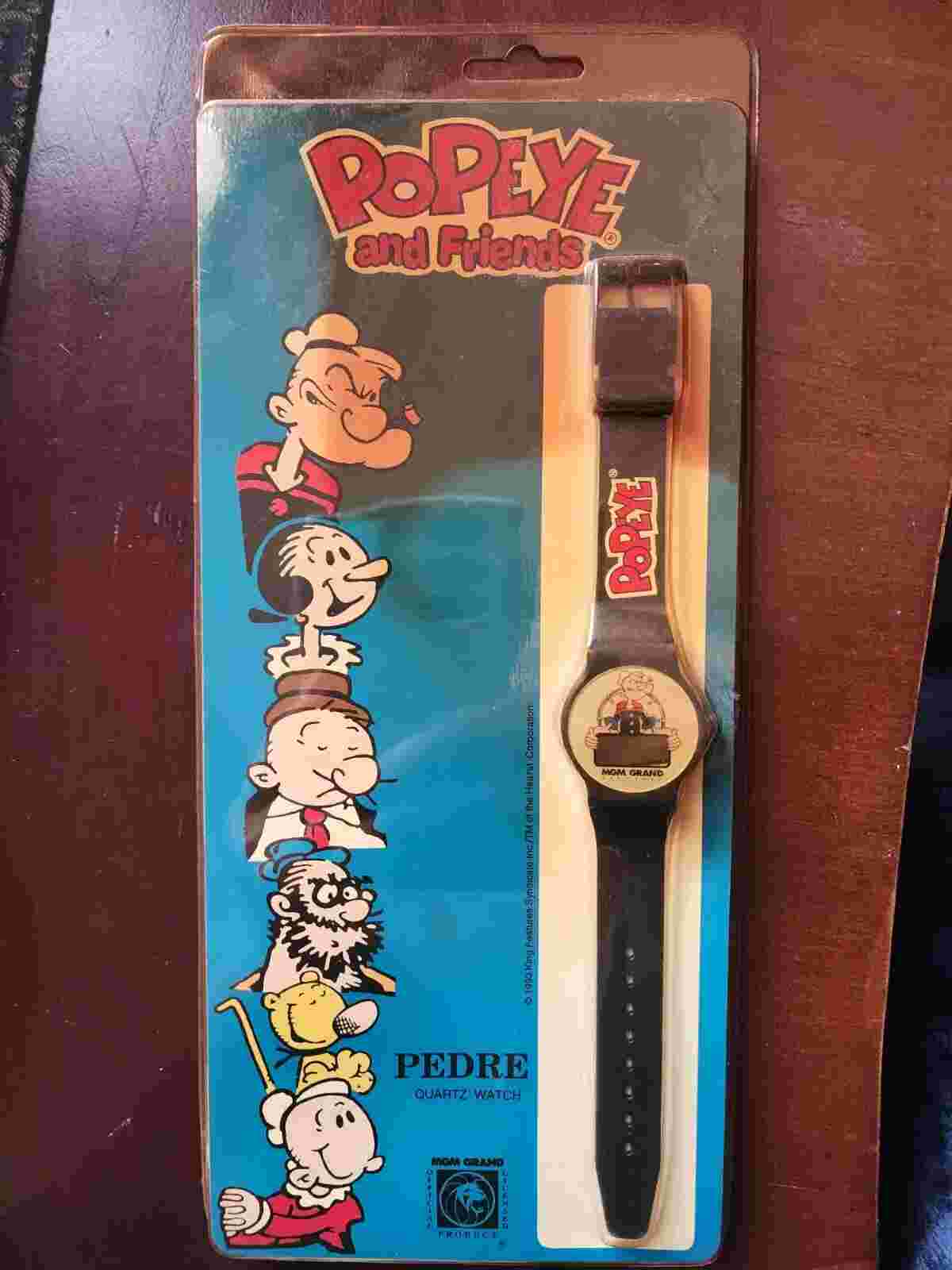 Vintage 1993 Popeye Quartz Digital Watch MGM Grand NEW SEALED KFS