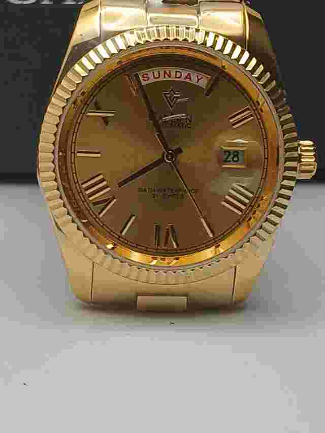 CADISEN Men Automatic Watch Sapphire Luxury Mechanical Wristwatch Stainless S...