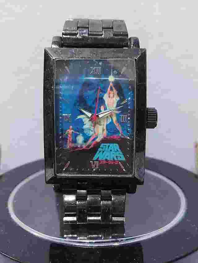 Star Wars Japan Sega Prize Watches Lot Sale of 3, 1 tin can SW ESB ROTJ MTFBWY