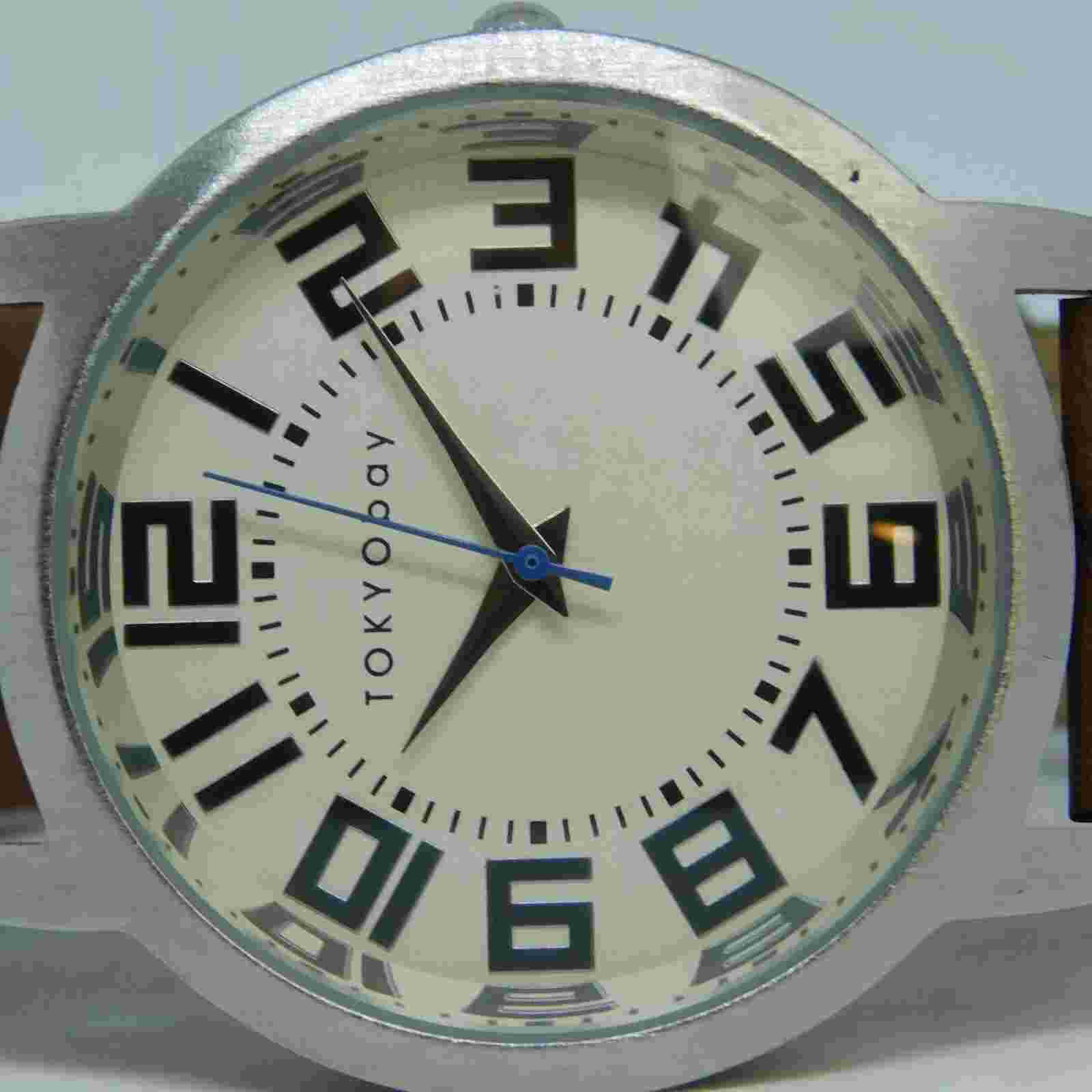 TOKYObay Genuine Leather Quartz Analog Men's Watch New Battery