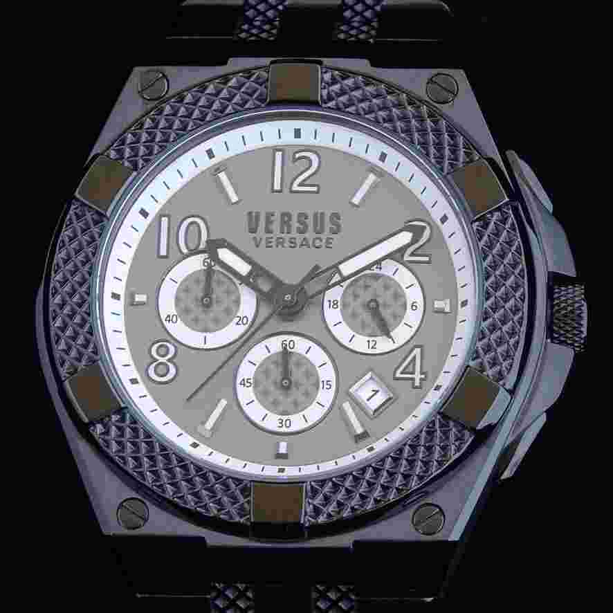 Versus Versace High-Class Men'S Watches 46Mm Chrono Waterproofing