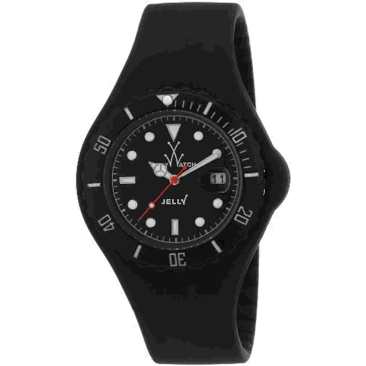 Toy Watch Men's Jelly Black Dial Watch - JY02BK