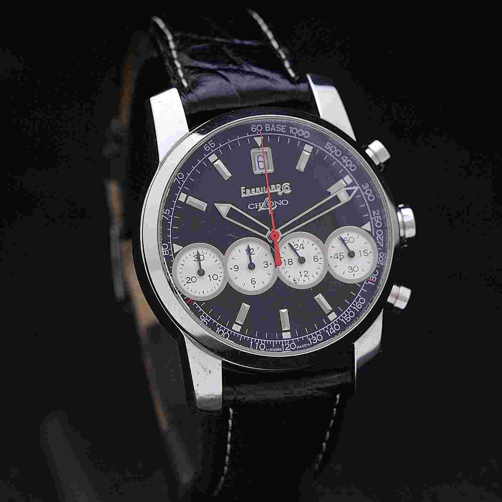 Eberhard & Co Chrono4 Ref 31041CP 40 mm Eberhard Strap and Buckle Box & Papers