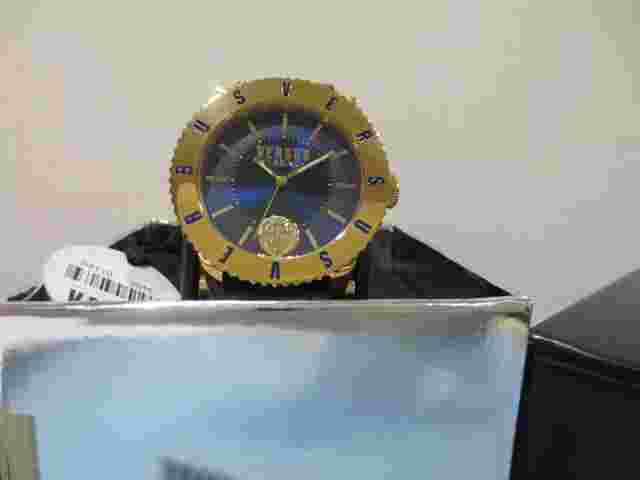 Versus by Versace Women's S31100016 Madison Gold IP Stainless Steel Blue Watch