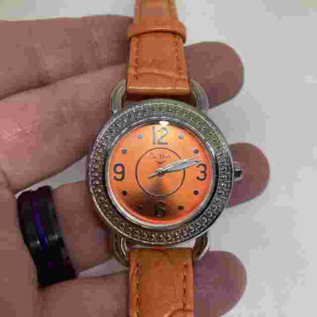 Working Orange Swiss Activa Brand Watch, New Battery