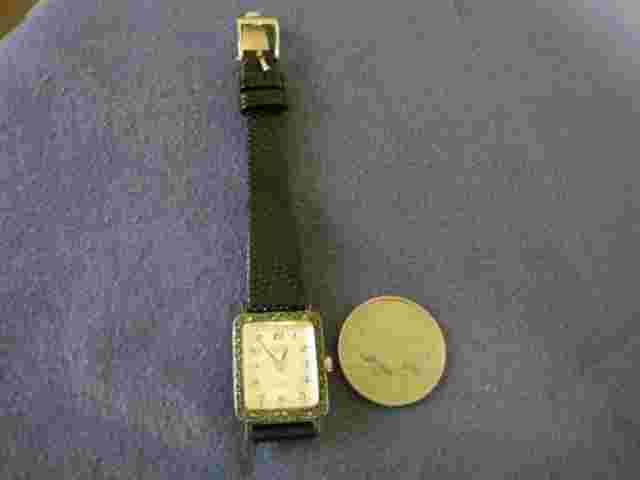 #291 ladys sterling silver JUDITH JACK  marcasite watch