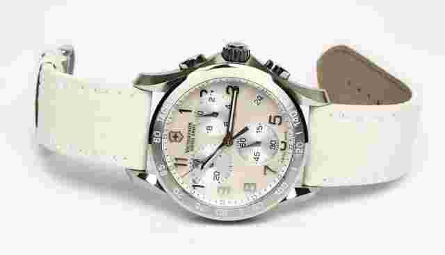 Victorinox Swiss Army Ladies 241256 Chronograph Mother of Pearl Dial Watch 1334