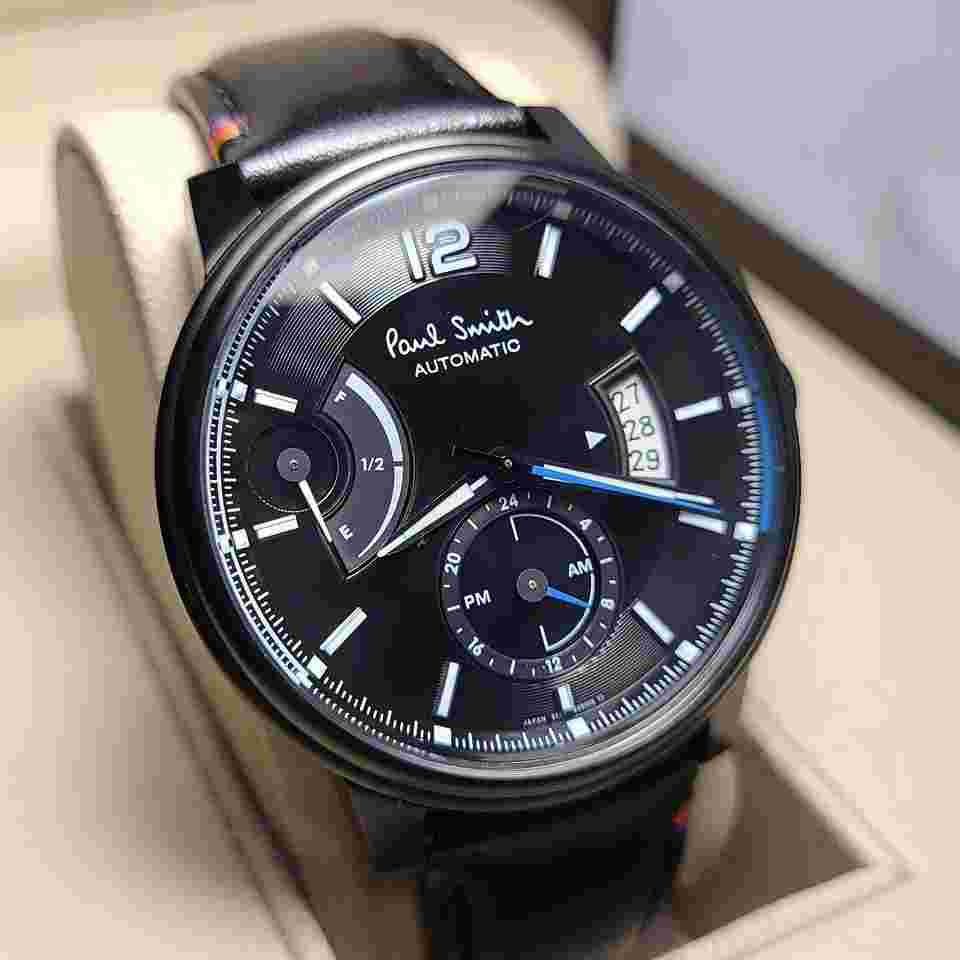 Paul Smith Masterpiece 2020 Limited Edition Automatic Watch Black Blue SA Rank