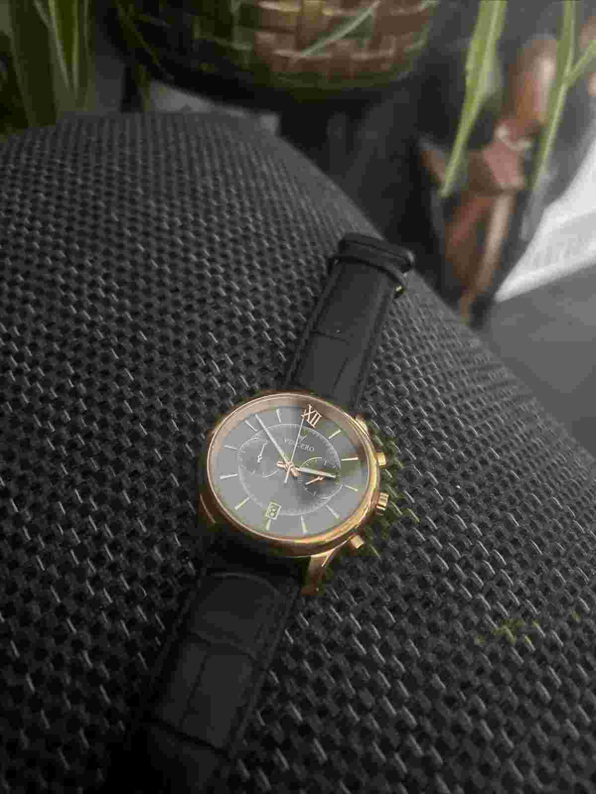 Vincero Luxury Men's Kairos and Chrono S Wrist Watch Rose Gold