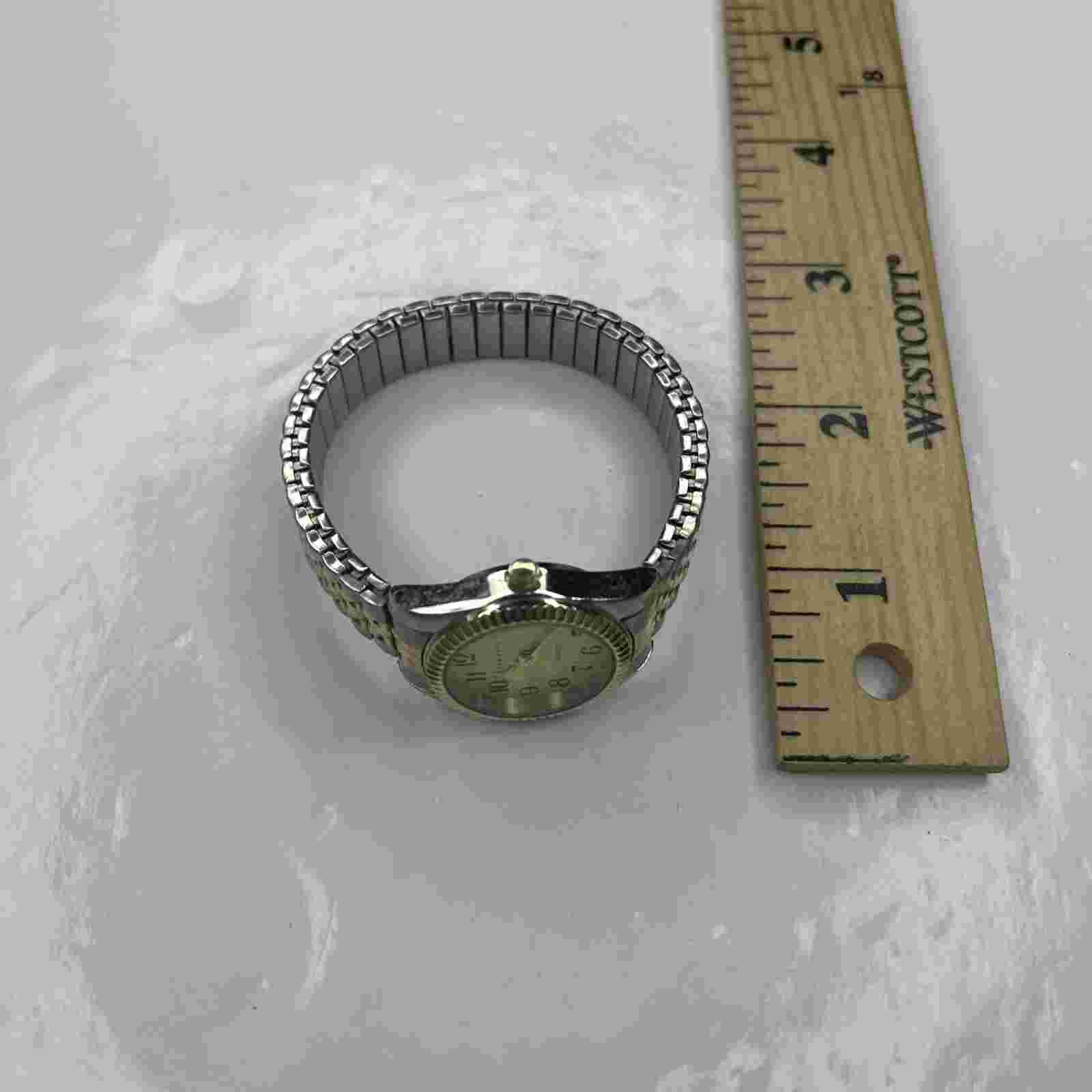E Elements Two Tone Stretch Retro ELE008 012 Japan Oyster Stainless Untested