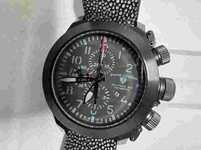 VINTAGE Swiss Legend Militare #1 Mens Swiss Automatic Chronograph Watch 447/999.