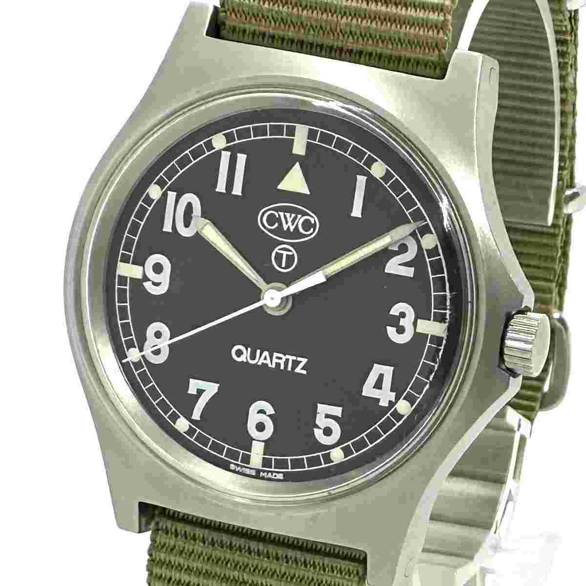 Cabot Watcvh Company 6645-99 5415317 Military Quartz Wristwatch For Men's w/Case