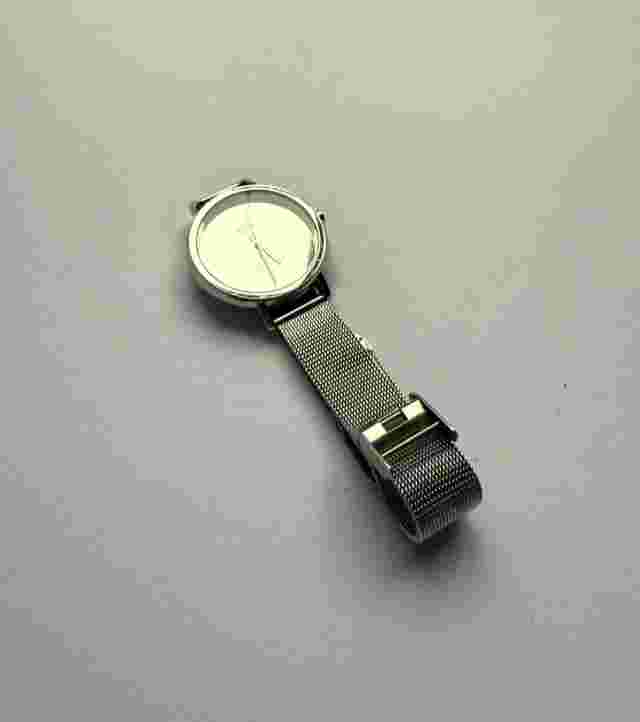 LACOSTE woman wrist watch silver color stainless steel