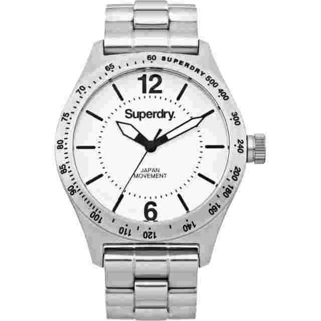 Superdry Battalion Stainless Steel Men's Watch SYG107WM