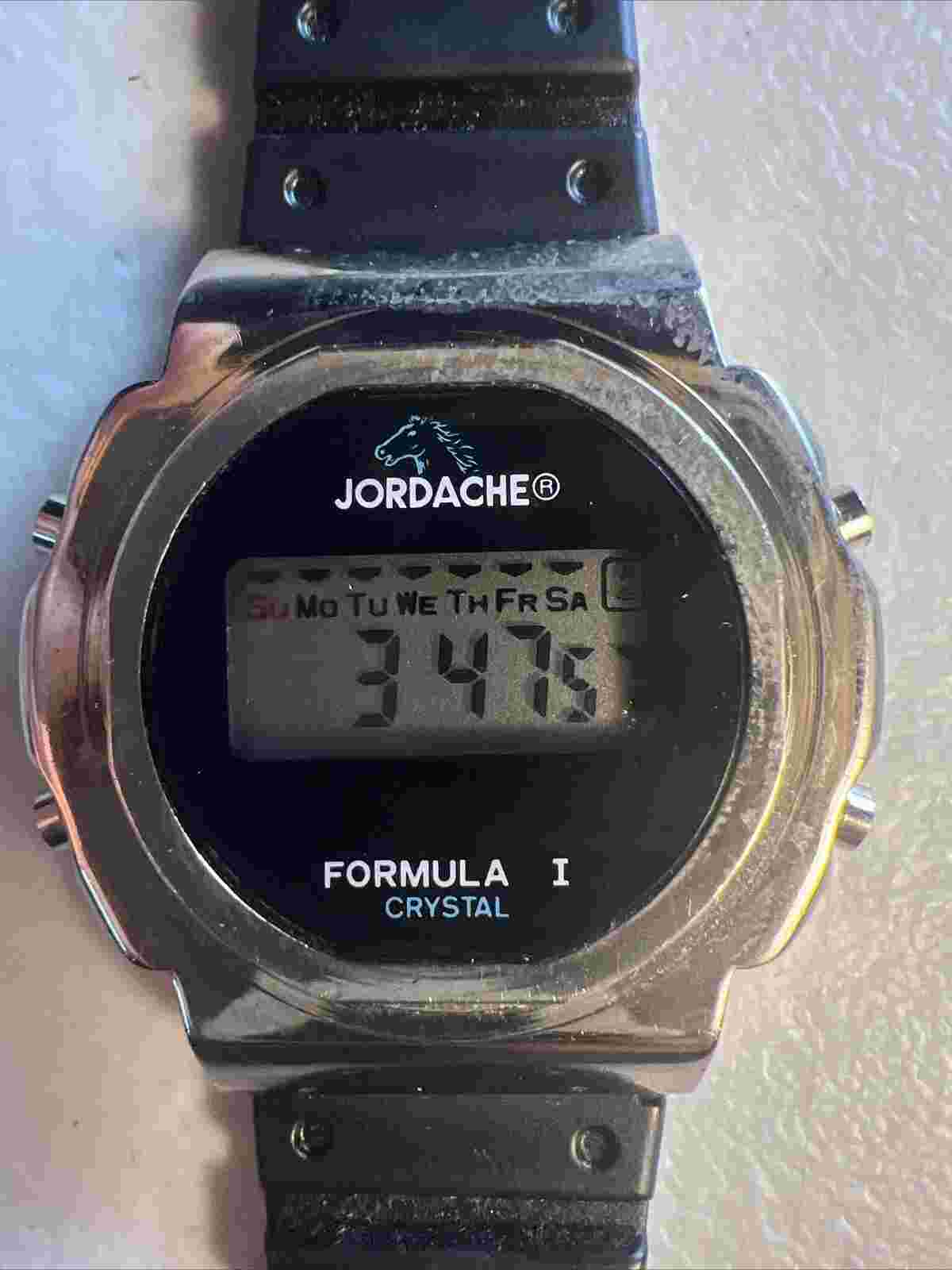 Jordache Formula 1 Crystal Watch