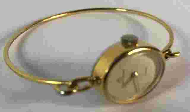 VTG Christian Bernard Paris France Petition Gold Bengal Watch. Not Tested. As Is