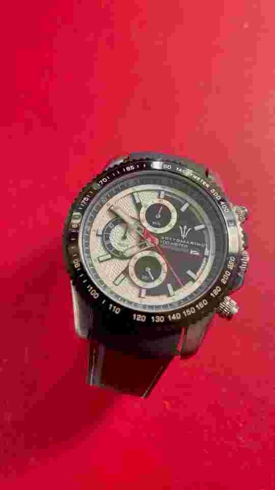 Gents Italian SOTTO MARINO SM50005-A Chrono Diver-Expensive Band-Quartz-Beautifu