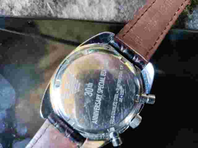 30th Anniversary emporio armani watch men leather