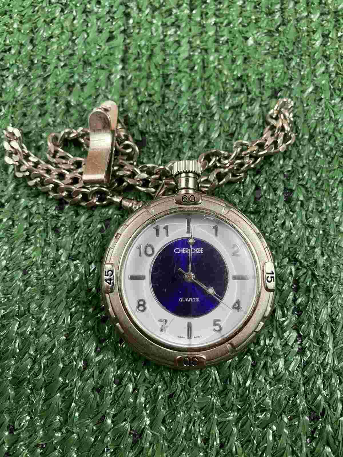 Vintage Cherokee Quartz Pocket Watch