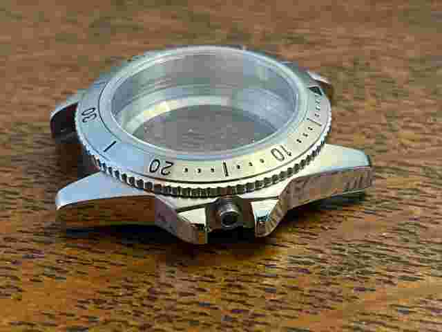 NOS Ollech & Wajs Dive Watch Military Case Bezel Parts Exc! View Back!