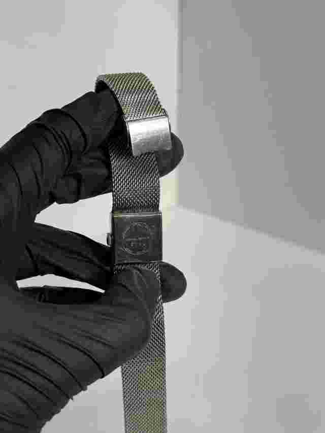 Vintage Germinal Voltaire Lady's 17 Jewels Silver Tone Watch Swiss Made