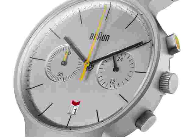 Braun Mens Classic Chronograph Quartz Watch Stainless Steel Bracelet BN0265 New