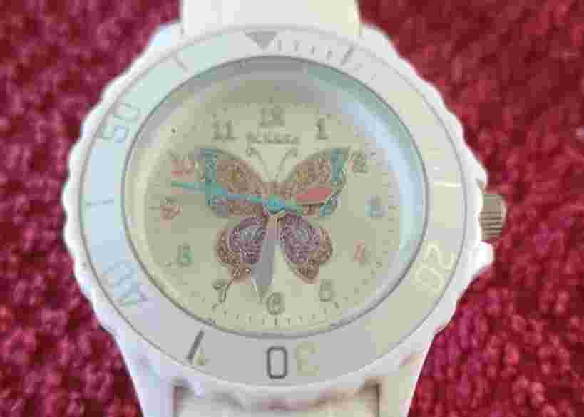 Tikkers Ladies White Jelly Watch
