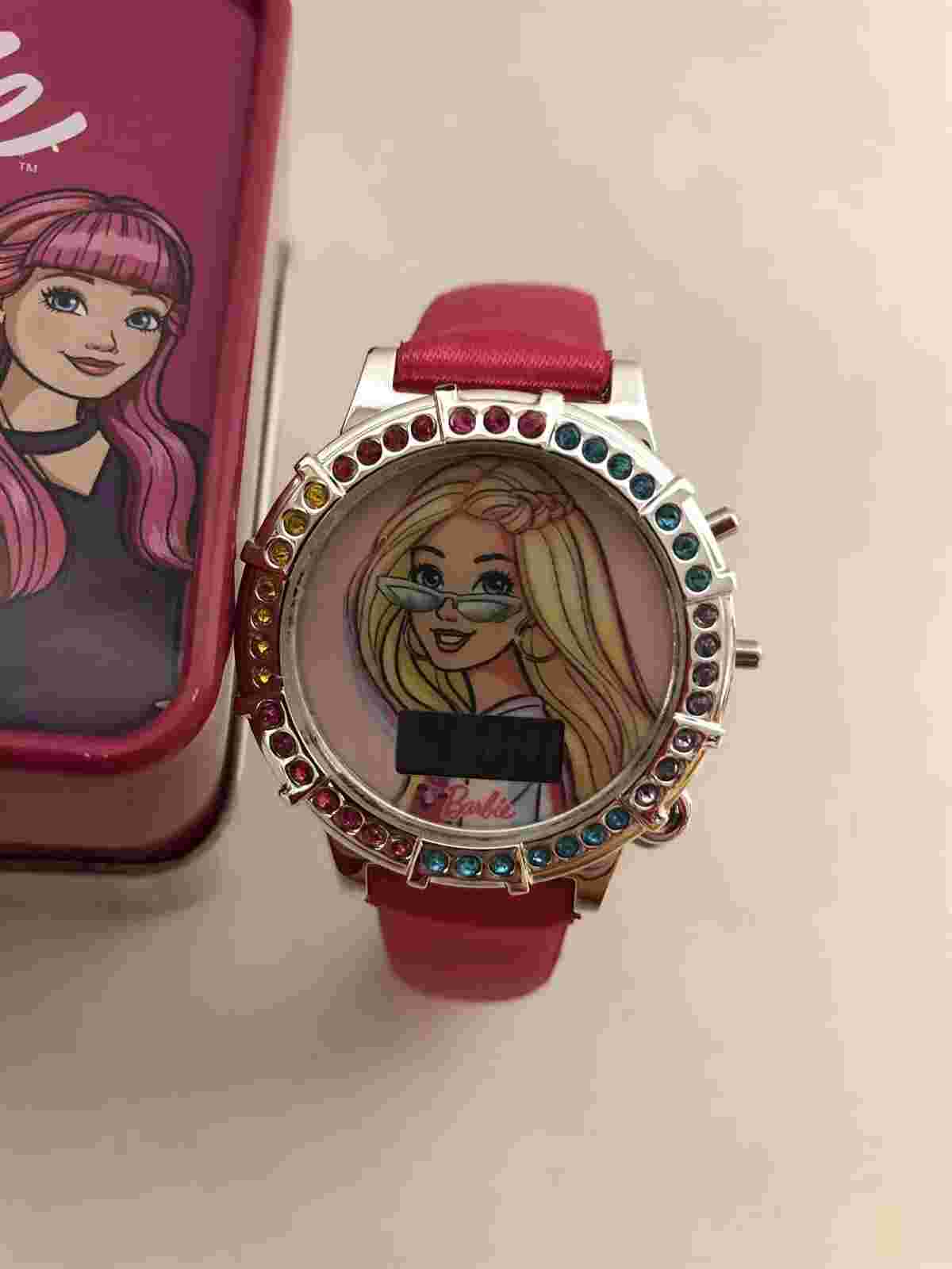 Barbie 872682 Barbie Springtime LCD Kids Watch with Silicone Band