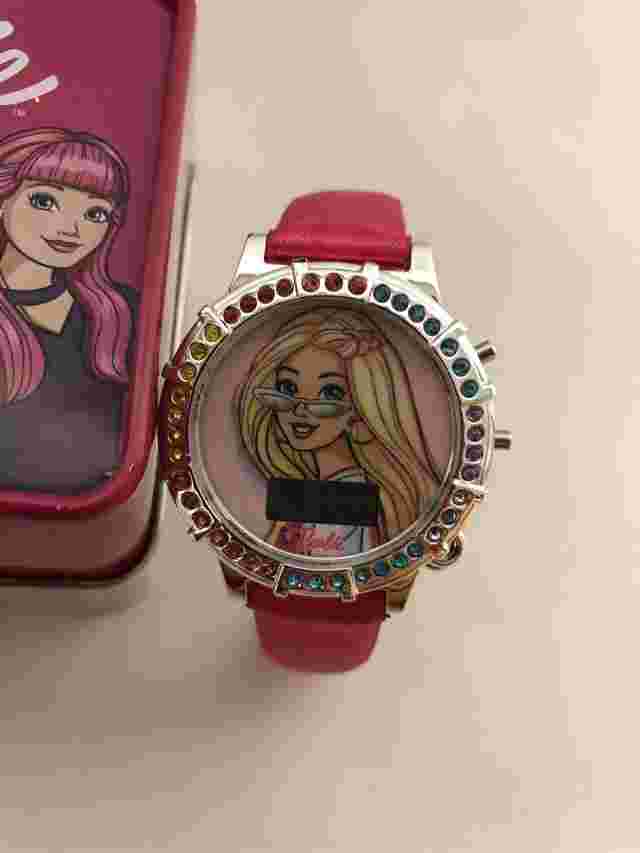 Barbie 872682 Barbie Springtime LCD Kids Watch with Silicone Band