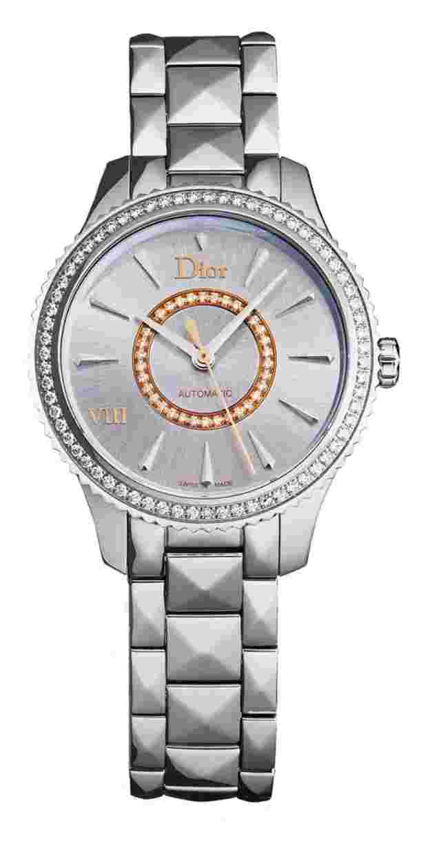 Christian Dior Women's 'Montaigne' Blue Diamond Dial Diamond Bezel