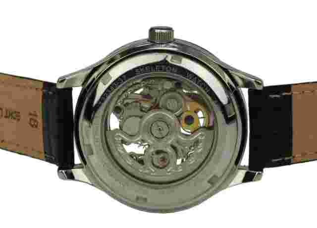 Enzo (B). Di Triassic Small Black Automatic Skeleton Watches Ø 38 MM Unisex