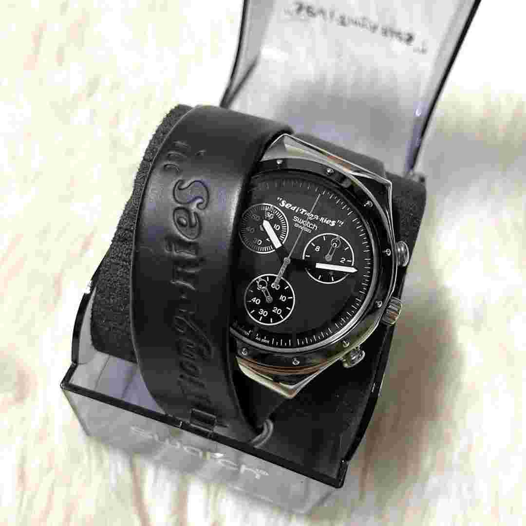 VIVIENNE WESTWOOD Seditionaries SWATCH Irony Collaboration Vintage Black Watch