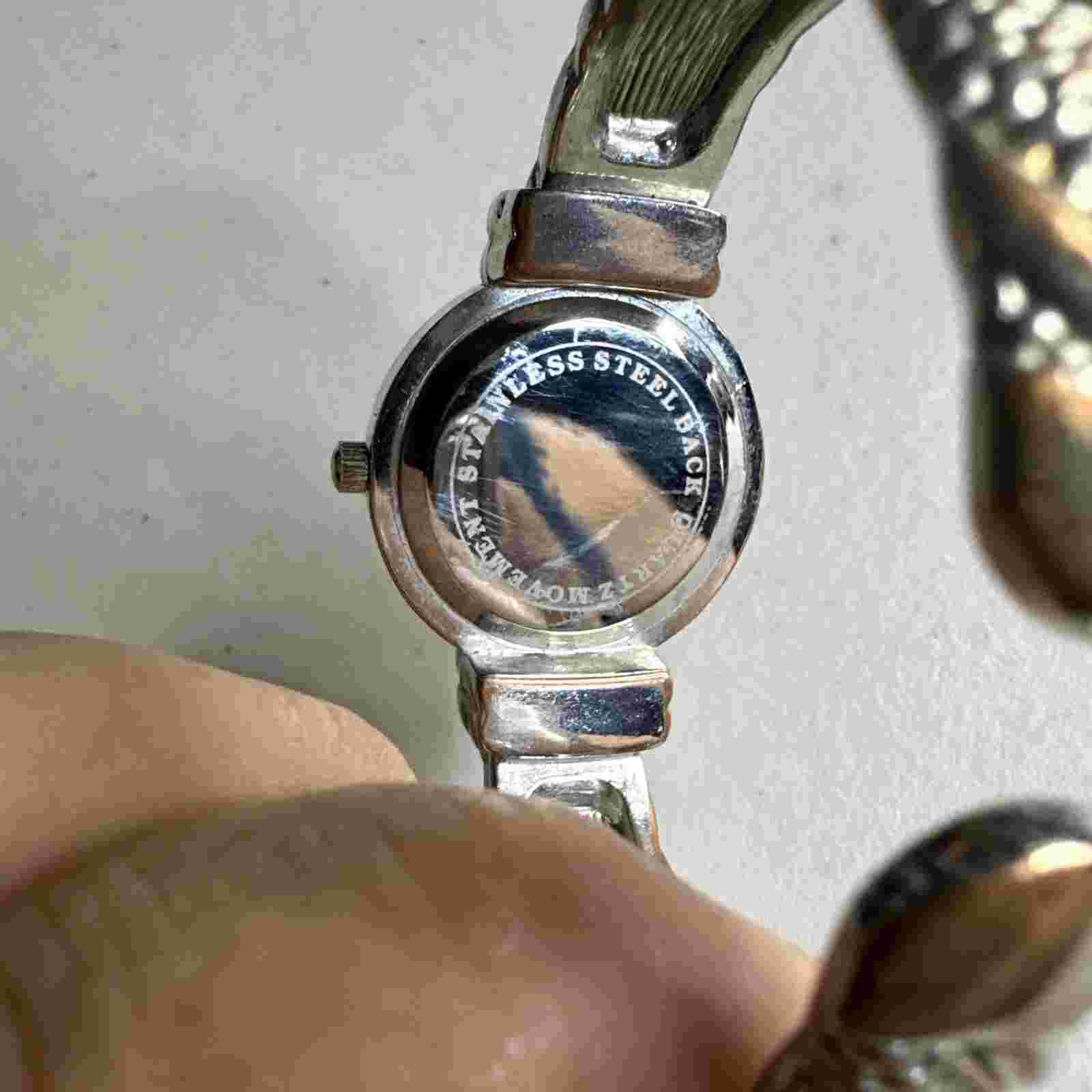 Cato Bracket Watch Women’s Silver And Gold Tone