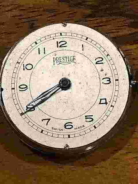 Vintage Rare Swiss Made Prestige Mechanical Gents Watch Head - 32mm