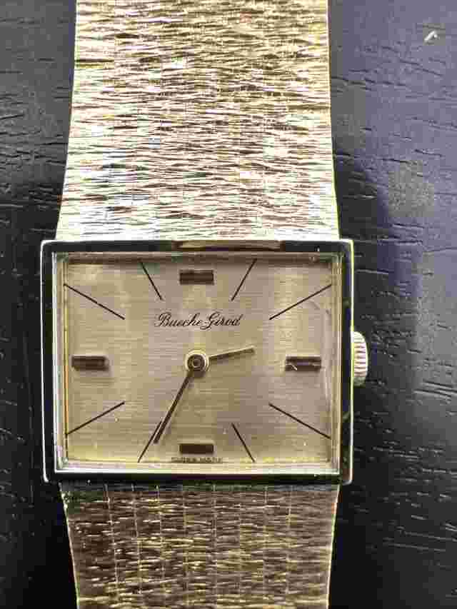 bueche girod watch Gold