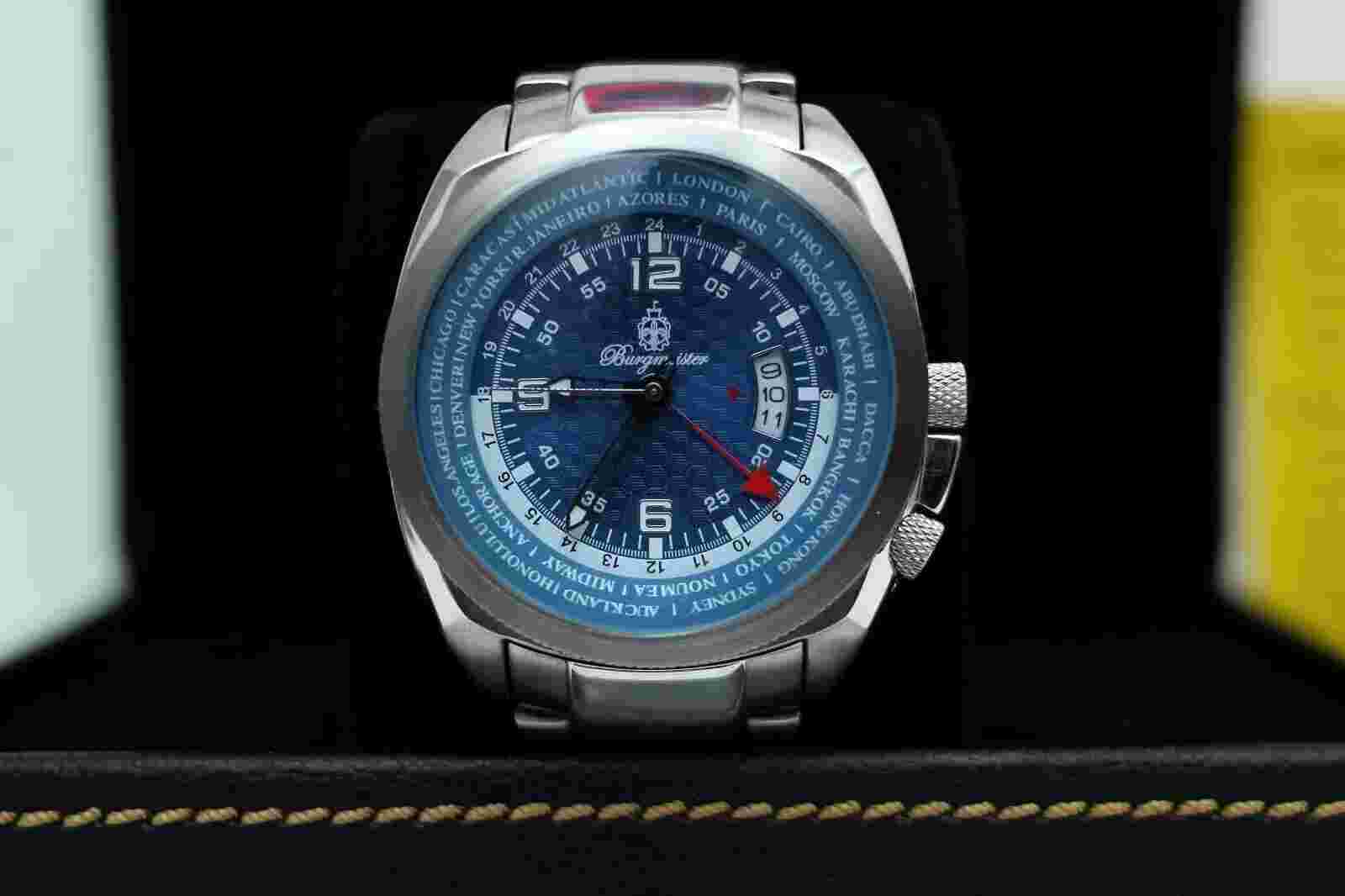 Burgmeister Stockholm Bm503-131 Gents Quartz Analogue Wristwatch Stainless Steel