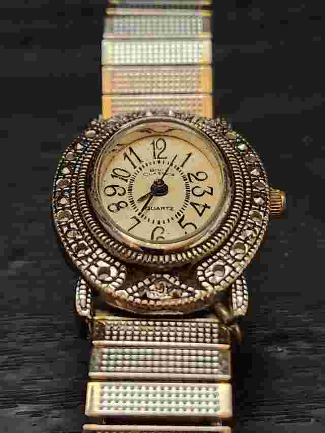Boca Classic Silver/goldtone Ladies Watch
