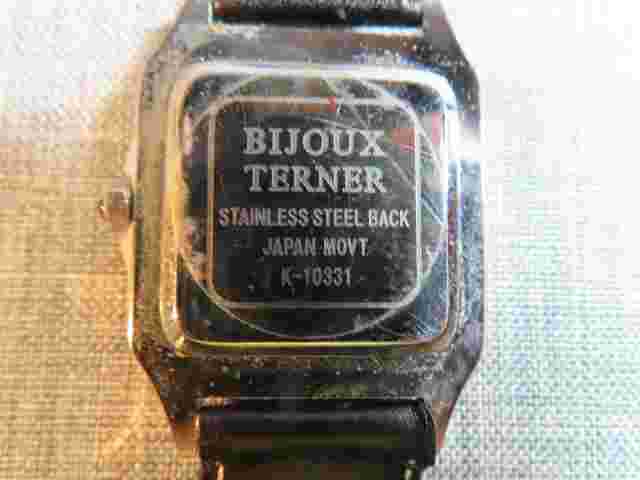 Men's TERNER Watch, Leather Band, Quartz, New Battery, Japanese Mvmnt, K-10331