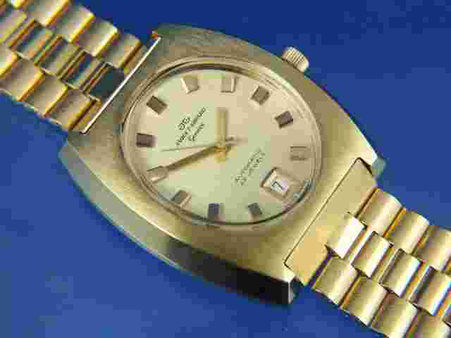 Jaquet Girard Geneve Automatic Watch Vintage 1970s ETA 2783 NSA Bracelet NOS