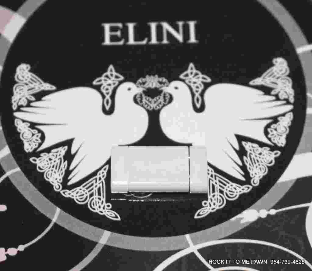 ELINI DOVES WHITE CERAMIC WATCH LINK  (ONE LINK) NEW