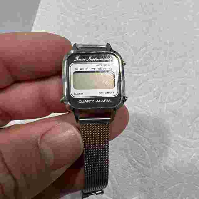 Vintage Texas Instruments Watch Needs New Battery