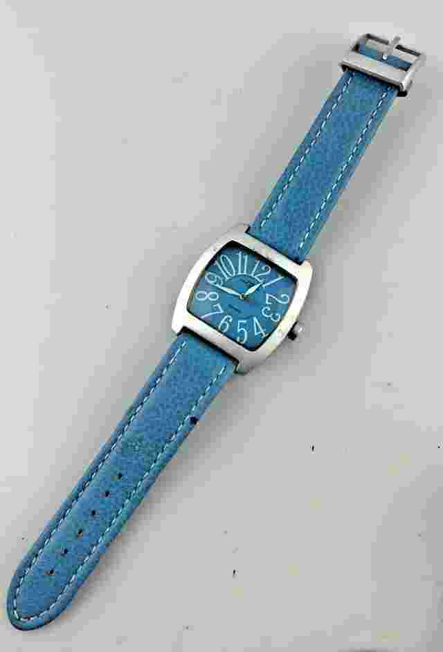 M&M Primo Emporio Quartz Men's Tonneau Aluminum And Leather Used Sports Watch