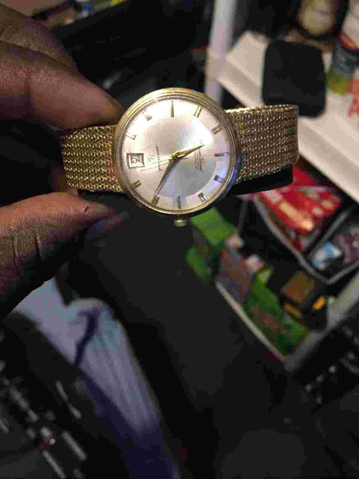 vintage lucien piccard mens watch
