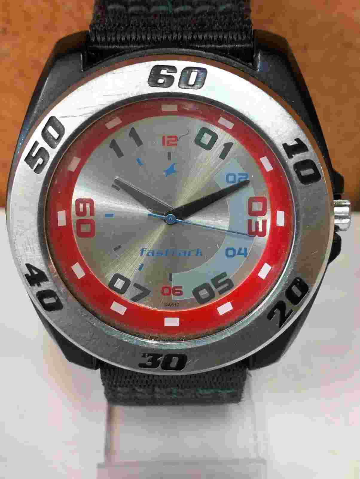 FASTRACK QUARTZ SPORT DIAL DA612 INDIA MEN'S FULL WORKING ALL ORIGINAL VINTAGE