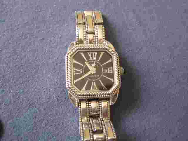 H333 Unisex sterling silver ECCLISSI  date watch bracelet